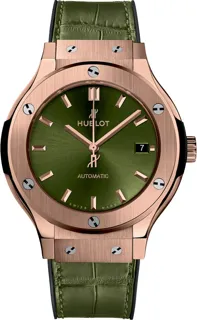 Hublot Classic 565.OX.8980.LR Yellow gold Green