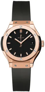 Hublot Classic Fusion 581.OX.1181.RX Yellow gold Black