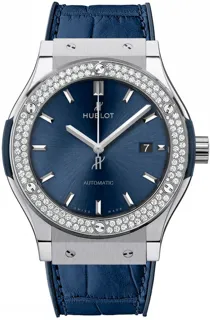 Hublot Classic Fusion Blue 542.NX.7170.LR.1104 Titanium Blue