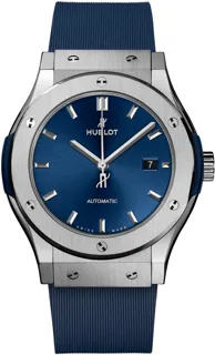 Hublot Classic Fusion Blue 542.NX.7170.RX Titanium Blue