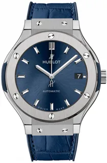 Hublot Classic Fusion Blue 565.NX.7170.LR Titanium Blue