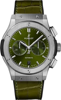 Hublot Classic Fusion Chronograph 541.NX.8970.LR Titanium and Resin Green