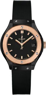 Hublot Classic Fusion Quartz 581.CO.1181.RX Black ceramic Black