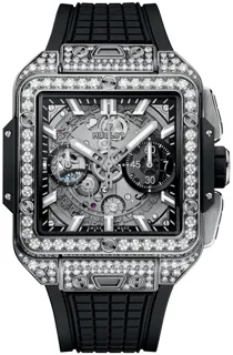 Hublot Square Bang Unico 821.NX.0170.RX.1604 Titanium Skeleton