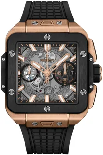 Hublot Square Bang Unico 821.OM.0180.RX Yellow gold Gray