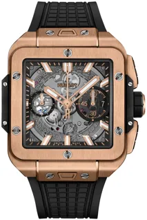 Hublot Square Bang Unico 821.OX.0180.RX Yellow gold Skeleton