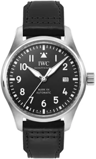 IWC Pilot IW3282-01 Stainless steel Black