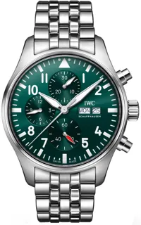 IWC Pilot IW3780-06 Stainless steel Green