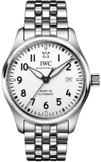 IWC Pilots Watch IW328208 Stainless steel White