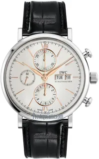 IWC Portofino Chronograph IW391031 42mm Stainless steel Silver