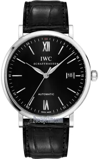 IWC Portofino IW356502 Stainless steel Black