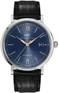 IWC Portofino IW356523 Stainless steel Blue