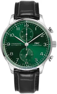 IWC Portugieser IW371615 Stainless steel Green