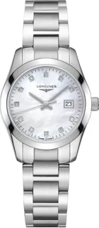 Longines Conquest Classic L2.286.4.87.6 Stainless steel Mother of Pearl