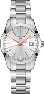 Longines Conquest Classic L2.386.4.72.6 Stainless steel Silver