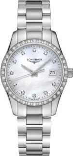 Longines Conquest Classic L23860876 Stainless steel White