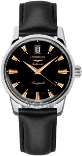 Longines Conquest Heritage L1.611.4.52.2 Stainless steel Black