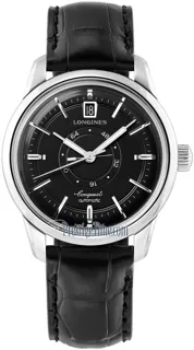 Longines Conquest L1.648.4.52.2 Stainless steel Black