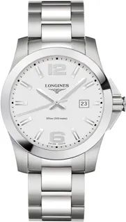 Longines Conquest L3.759.4.76.6 Stainless steel Silver