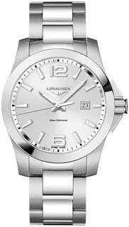 Longines Conquest L3.760.4.76.6 Stainless steel Silver