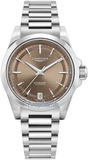 Longines Conquest L34304626 Stainless steel Brown