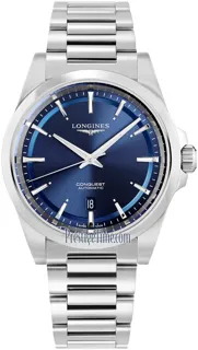 Longines Conquest L38304926 Stainless steel Blue