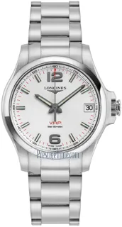 Longines Conquest V.H.P. L3.316.4.76.6 Stainless steel Silver