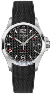 Longines Conquest V.H.P. L3.728.4.66.9 Stainless steel Black