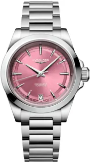 Longines Conquest L3.430.4.99.6 Stainless steel Pink