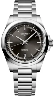 Longines Conquest L3.720.4.52.6 Stainless steel Black