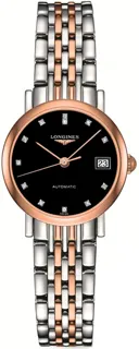 Longines Elegant L4.309.5.57.7 Stainless steel Black