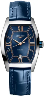 Longines Evidenza L2.142.4.96.2 26mm Stainless steel Blue