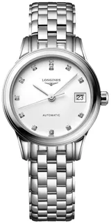 Longines Flagship L4.274.4.27.6 Stainless steel White