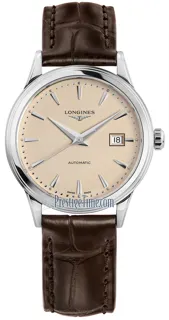 Longines Flagship L4.374.4.79.2 Stainless steel Beige