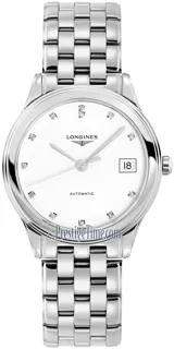 Longines Flagship L4.774.4.27.6 Stainless steel White