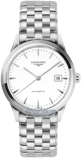 Longines Flagship L4.874.4.12.6 Stainless steel White