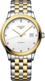 Longines Flagship L4.984.3.27.7 Stainless steel White