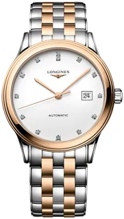 Longines Flagship L4.984.3.99.7 Stainless steel White