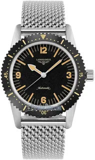 Longines Heritage L28224566 Stainless steel Black