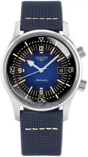 Longines Heritage L37744902 Stainless steel Blue