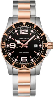 Longines HydroConquest L3.740.3.58.7 Stainless steel Black