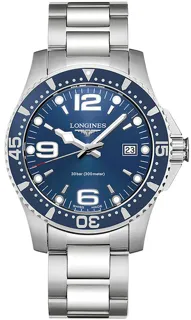 Longines HydroConquest L3.740.4.96.6 Stainless steel Blue