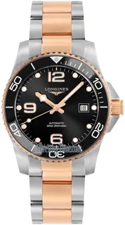 Longines HydroConquest L3.781.3.58.7 Stainless steel Black