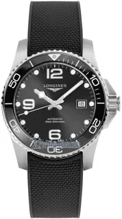 Longines HydroConquest L3.781.4.56.9 Stainless steel Black