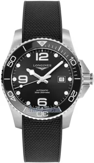 Longines HydroConquest L3.782.4.56.9 Stainless steel Black