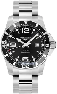 Longines HydroConquest L3.841.4.56.6 Stainless steel Black