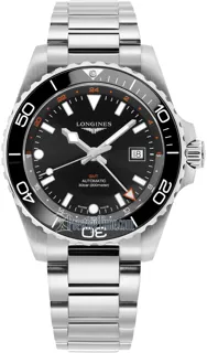 Longines HydroConquest L3.890.4.56.6 Stainless steel Black