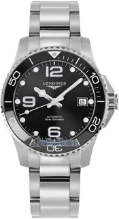 Longines HydroConquest L37804566 Stainless steel Black