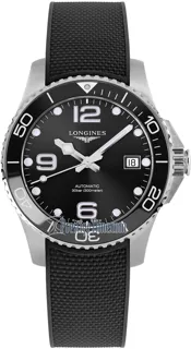 Longines HydroConquest L37804569 Stainless steel Black