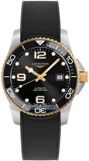 Longines HydroConquest L37813569 Stainless steel Black